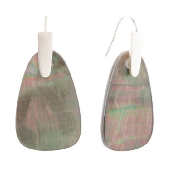 Kendra Scott Marty Drop Earrings in Silver Boho Beach Festival Vibes - Picture 5 of 12